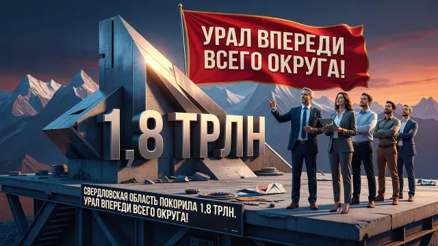 Свердловская область покорила 1,8 трлн. Урал впереди всего округа!
